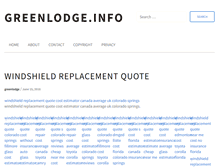 Tablet Screenshot of greenlodge.info